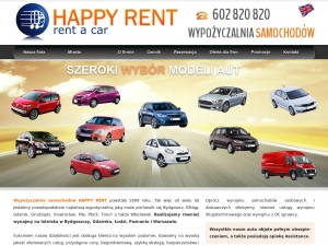 Wypożyczalnia Happy Rent działa także w Bydgoszczy